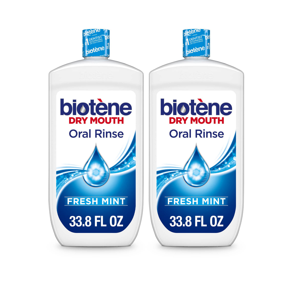 Biotene Dry Mouth Oral Rinse - Fresh Mint, large, 33.8 fl oz (1 L)?