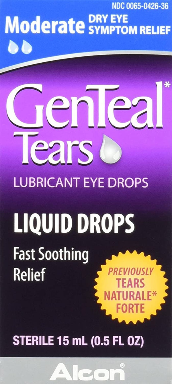 GenTeal Tears Moderate Drops - Liquid / 15 mL (0.5 fl oz)