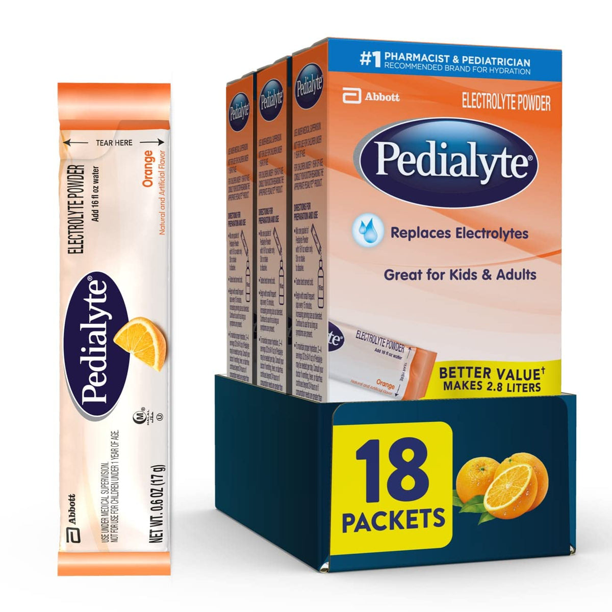 Pedialyte Powder Packets