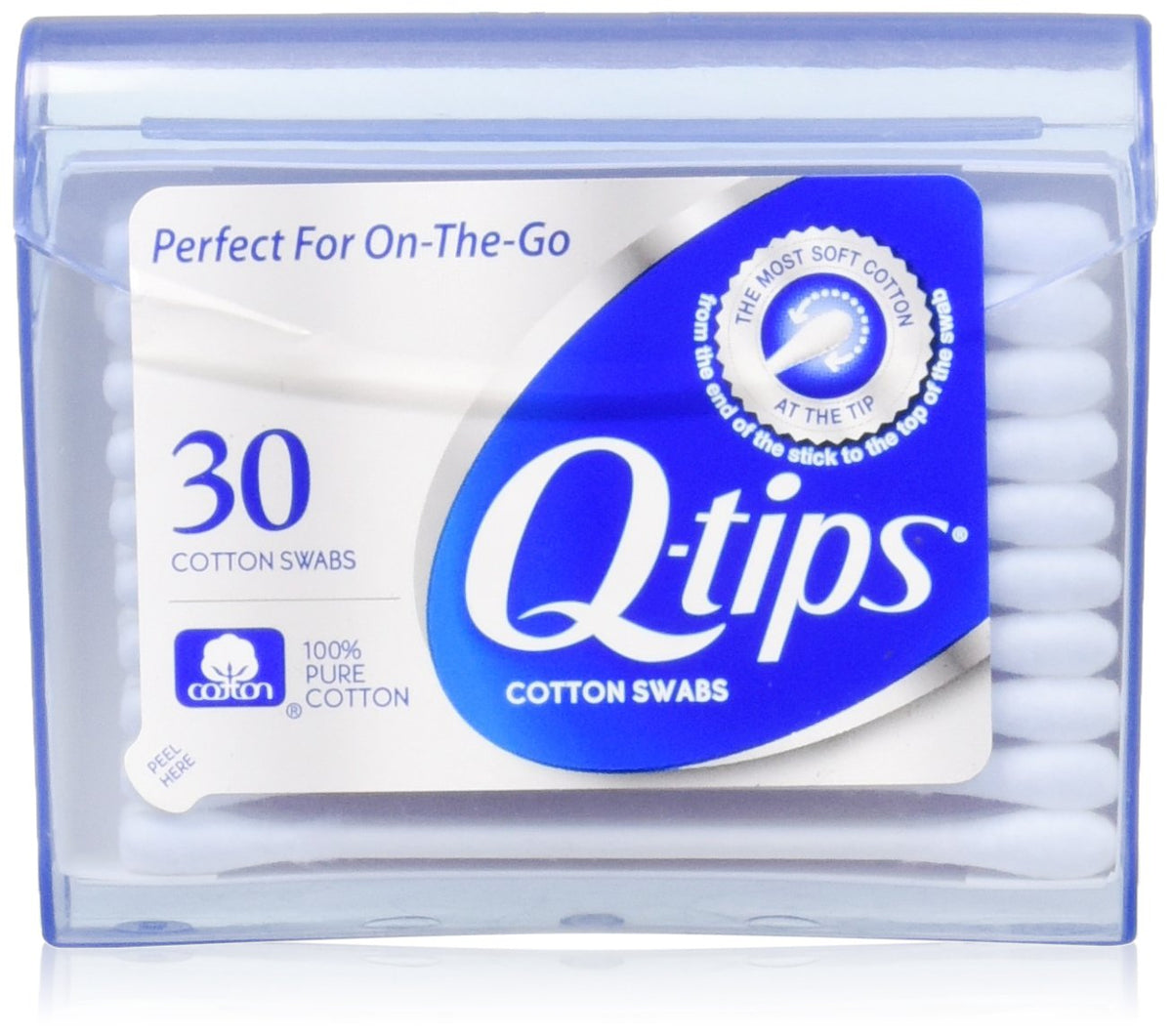 Q-tips Cotton Swabs - Travel Pack / Cotton Swabs travel pack, 30 ct