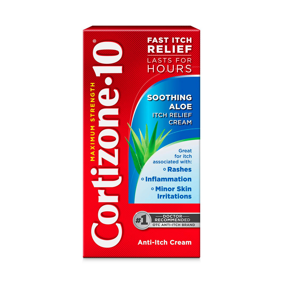 Cortizone-10 Maximum Strength Soothing Aloe Anti-Itch Cream - 1 oz