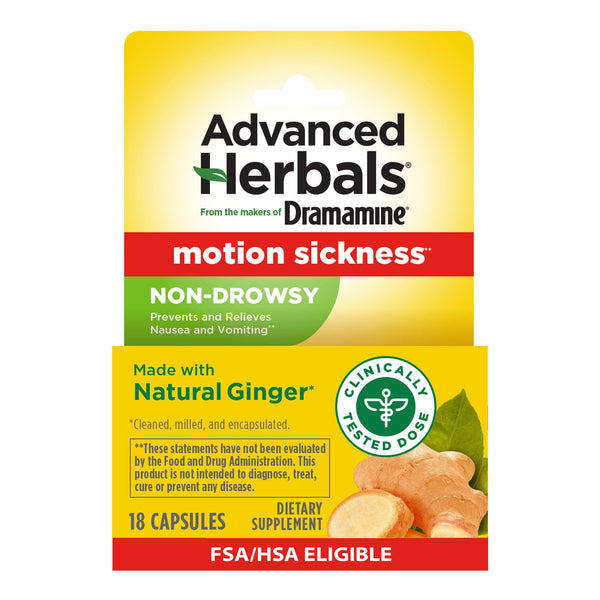 Dramamine Advanced Herbals Motion Sickness Non-Drowsy