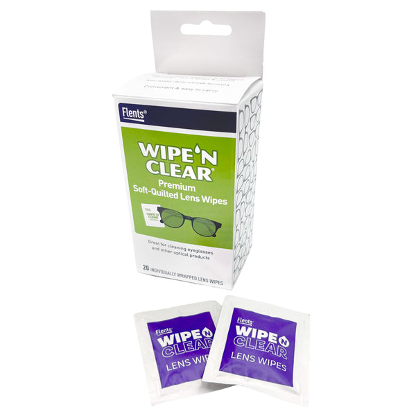 Flents Wipe 'N Clear Pre-Moistened Lens Wipes