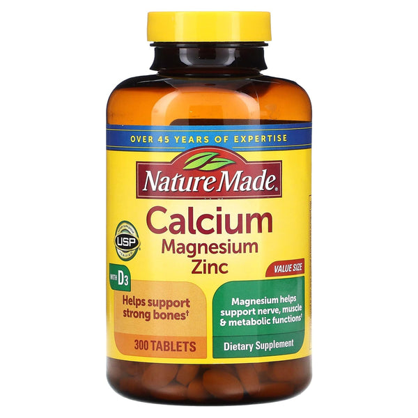 Nature Made Calcium Magnesium Zinc with D3