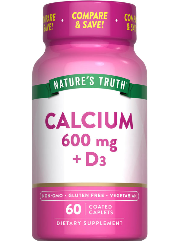 Nature's Truth Calcium 600 mg + D3