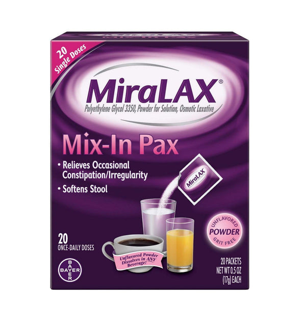 MiraLAX Mix-In Pax