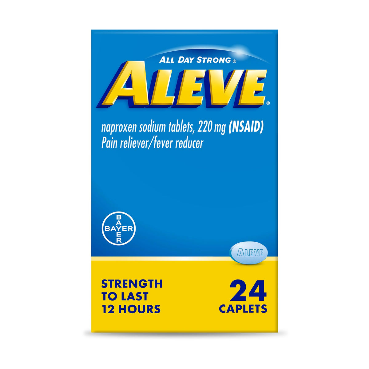 Aleve Naproxen Sodium - Tablets / 24 ct