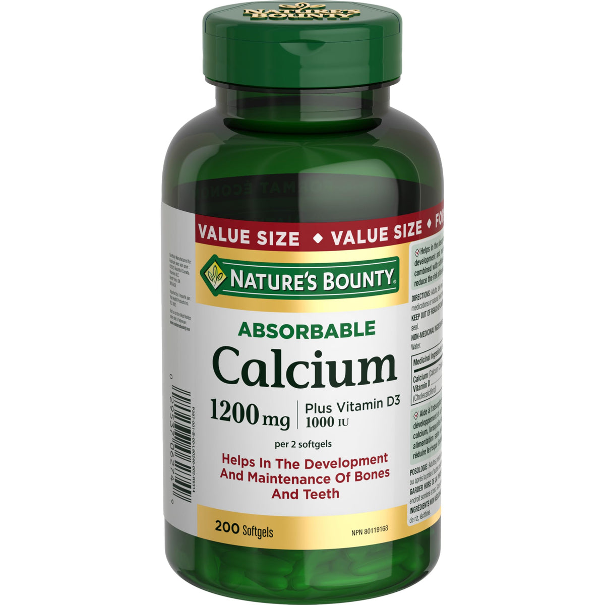 Nature's Bounty Calcium + D3