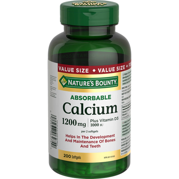 Nature's Bounty Calcium + D3