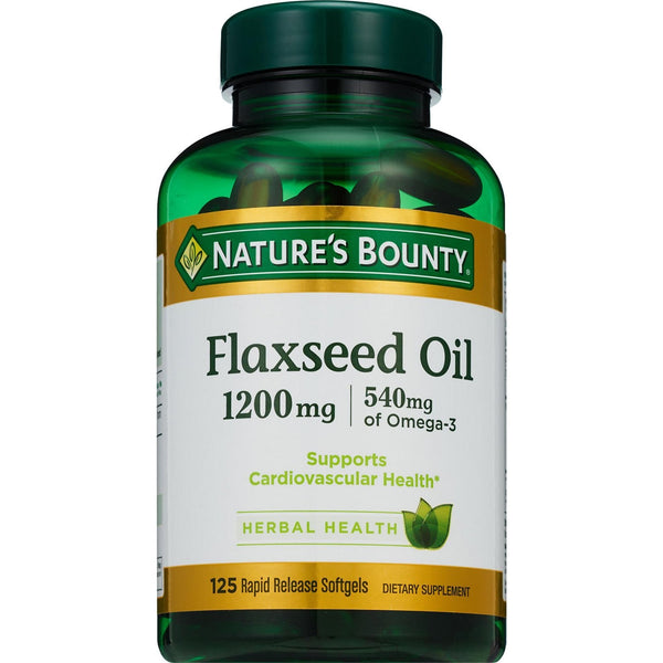 Nature's Bounty Flaxseed Oil