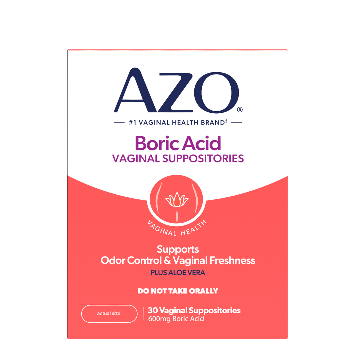 AZO Boric Acid Vaginal Suppositories
