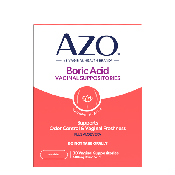 AZO Boric Acid Vaginal Suppositories