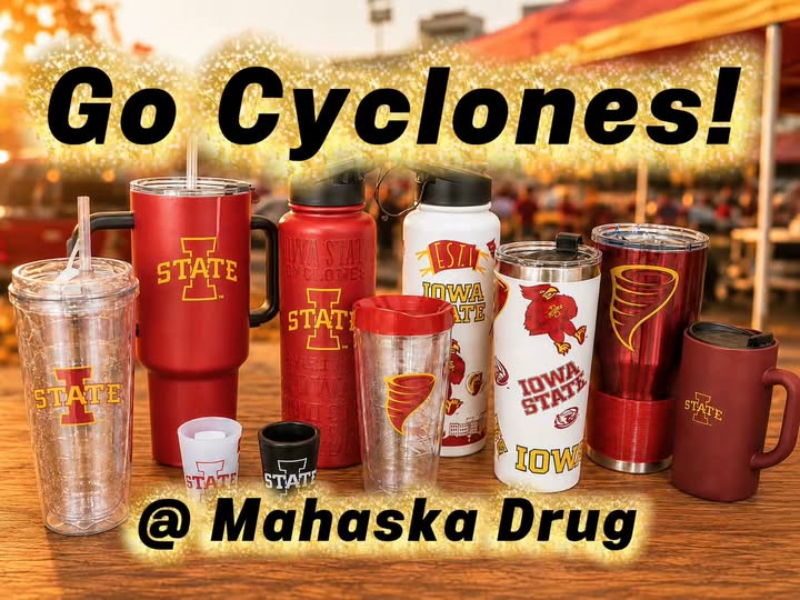 🏈❤️ Cyclone Season is HERE and Mahaska Drug is READY! ❤️🏈