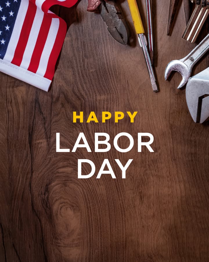 Happy Labor Day! Wishing everyone a safe and relaxing holiday.