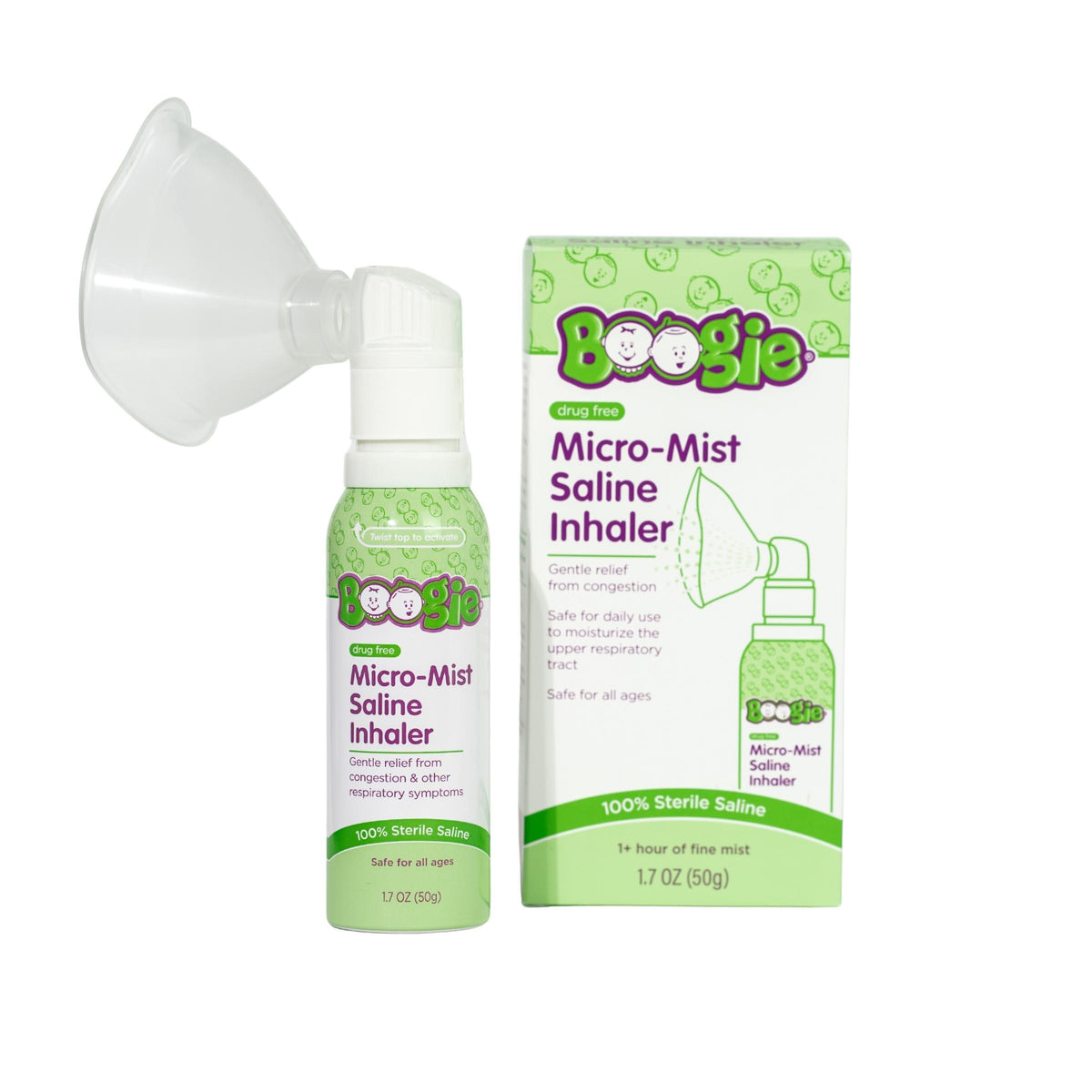 Boogie Wipes Micro-Mist Saline Inhaler