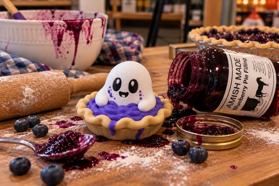Sometime during the night, Boo Berry Pie slipped out of the Haunted Attic in sea