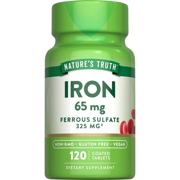 Nature's Truth Iron - 65 mg, 120 ct