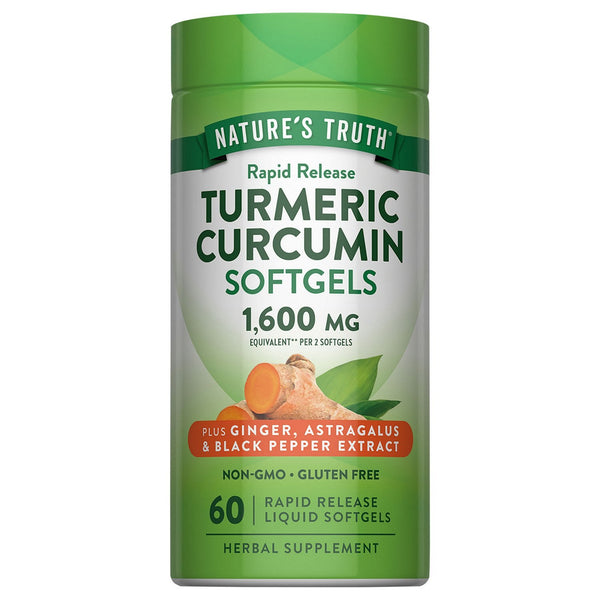 Nature's Truth Turmeric Curcumin Softgels