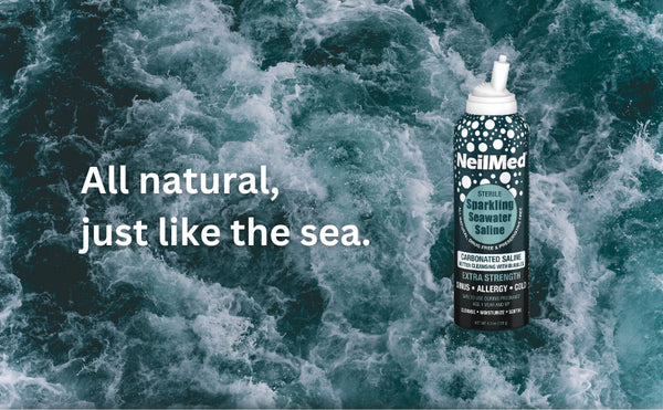 NeilMed Sinus Rinse Sparkling Seawater Saline