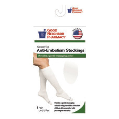 Good Neighbor Pharmacy Closed Toe Anti-Embolism Stockings