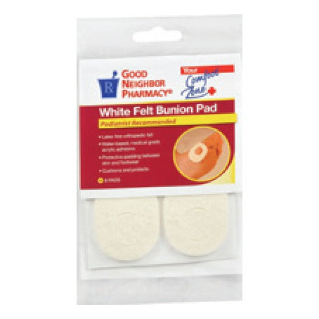 Good Neighbor Pharmacy White Felt Bunion Pad