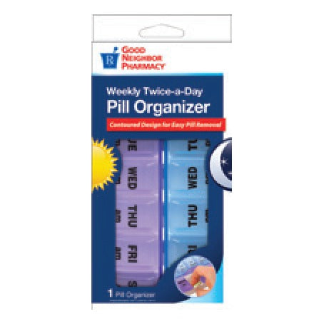 Good Neighbor Pharmacy Weekly Twice-a-Day Pill Organizer