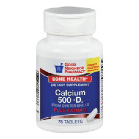 Good Neighbor Pharmacy Bone Health Calcium 500 + D3