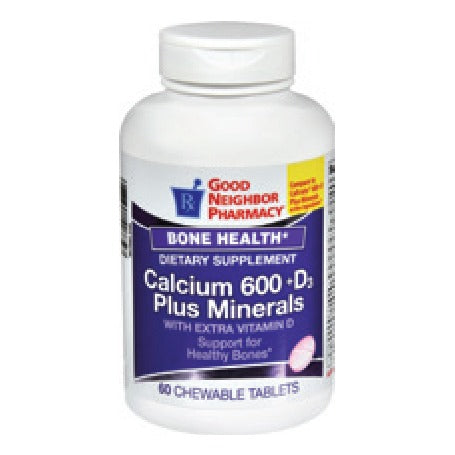 Good Neighbor Pharmacy Bone Health Calcium 600 mg + D3 Plus Minerals
