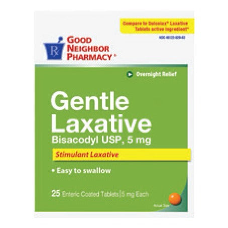 Good Neighbor Pharmacy Gentle Laxative Bisacodyl (green)