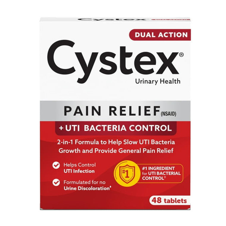 Cystex Dual Action Pain Relief + UTI Bacteria Control
