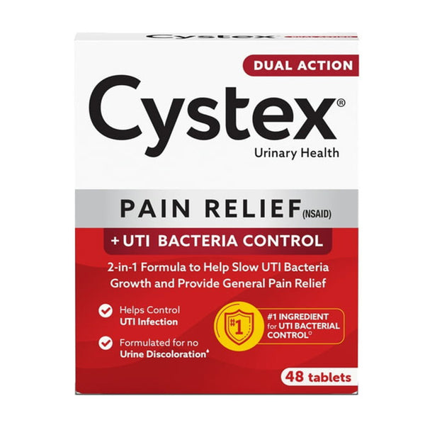 Cystex Dual Action Pain Relief + UTI Bacteria Control