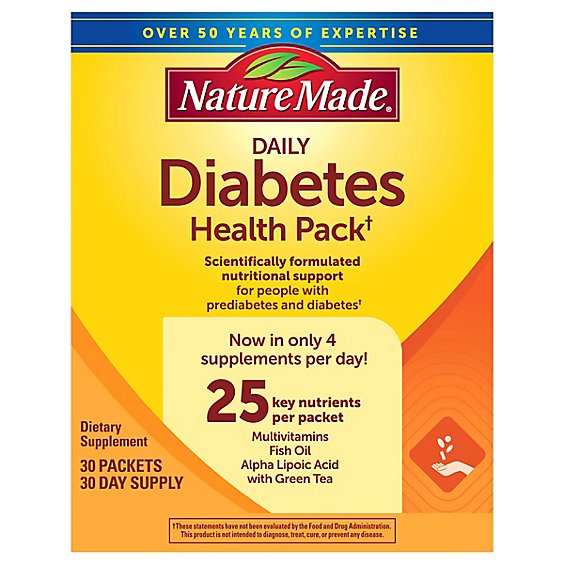 Nature Made Daily Diabetes Health Pack