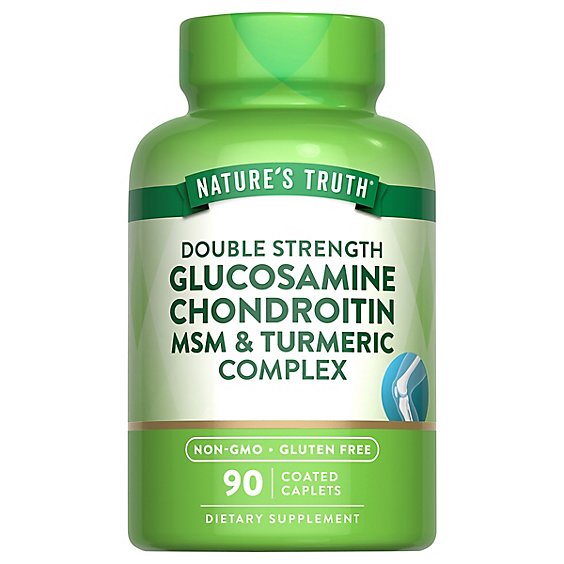 Nature's Truth Double Strength Glucosamine Chondroitin MSM & Turmeric