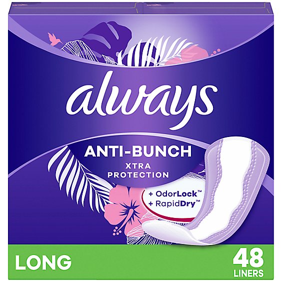 Always Anti-Bunch Liners