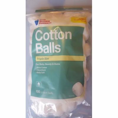 Good Neighbor Pharmacy Cotton Balls - Triple Size / 100 ct