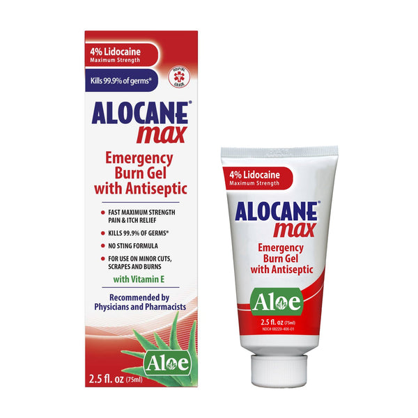 Alocane Max Emergency Burn Gel with Antiseptic