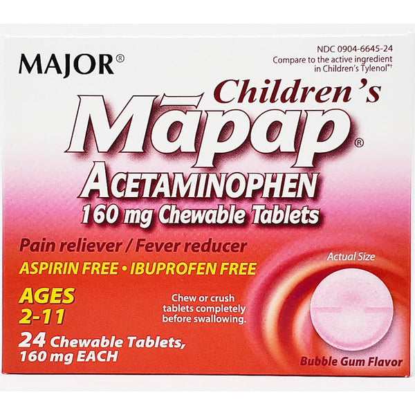 Major Mapap Children's Acetaminophen Chewable