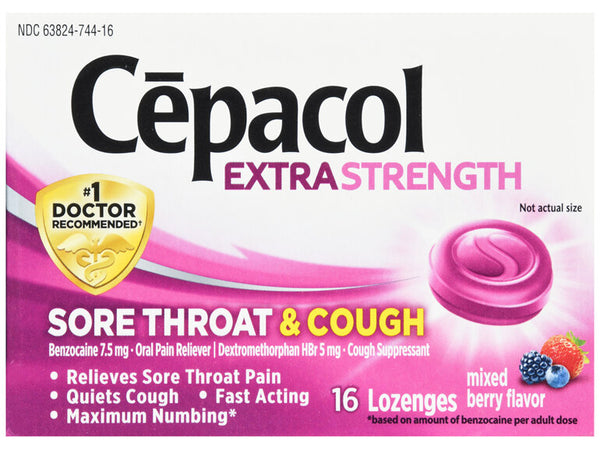 Cepacol Extra Strength Sore Throat & Cough Lozenges