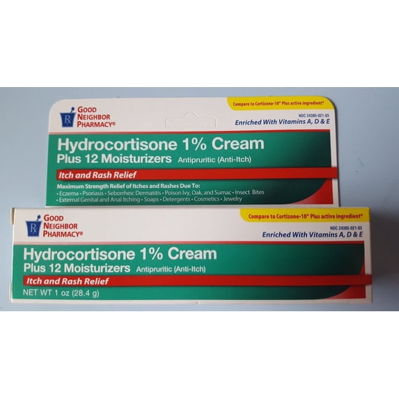 Good Neighbor Pharmacy Hydrocortisone 1% Cream Plus 12 Moisturizers
