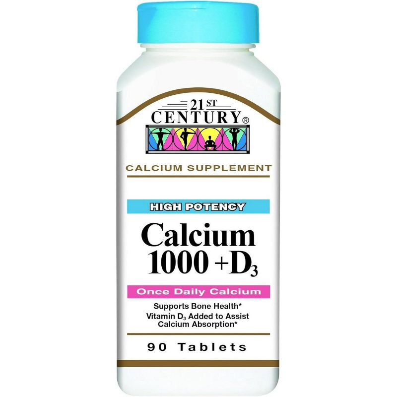 21st Century Calcium 1000 mg Plus D3