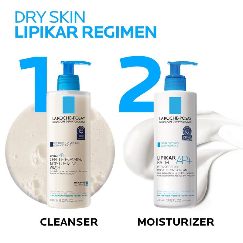 La Roche-Posay Lipikar AP+ Gentle Foaming Moisturizing Wash