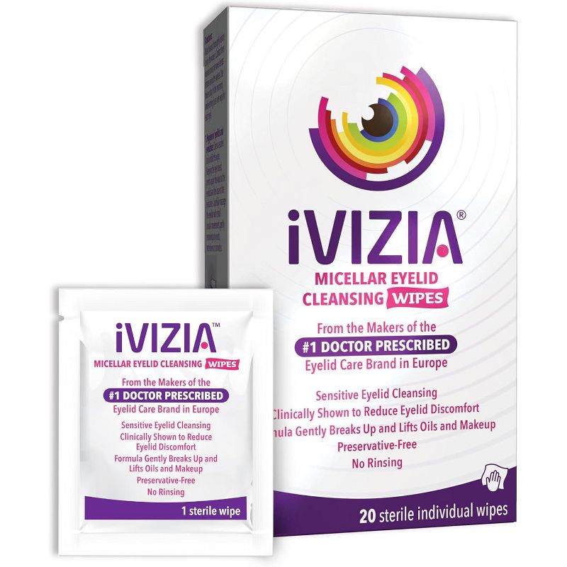 iVizia Micellar Eyelid Cleansing Wipes