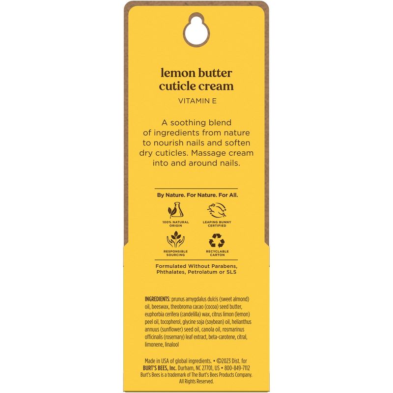 Burt's Bees Lemon Butter Cuticle Cream