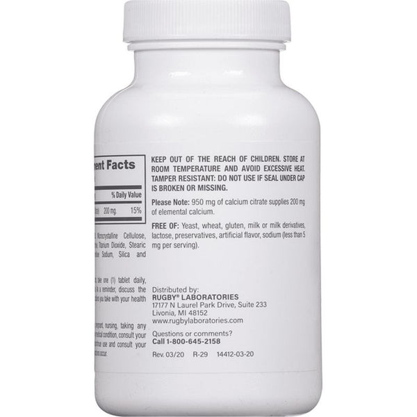 Rugby Calcium Citrate