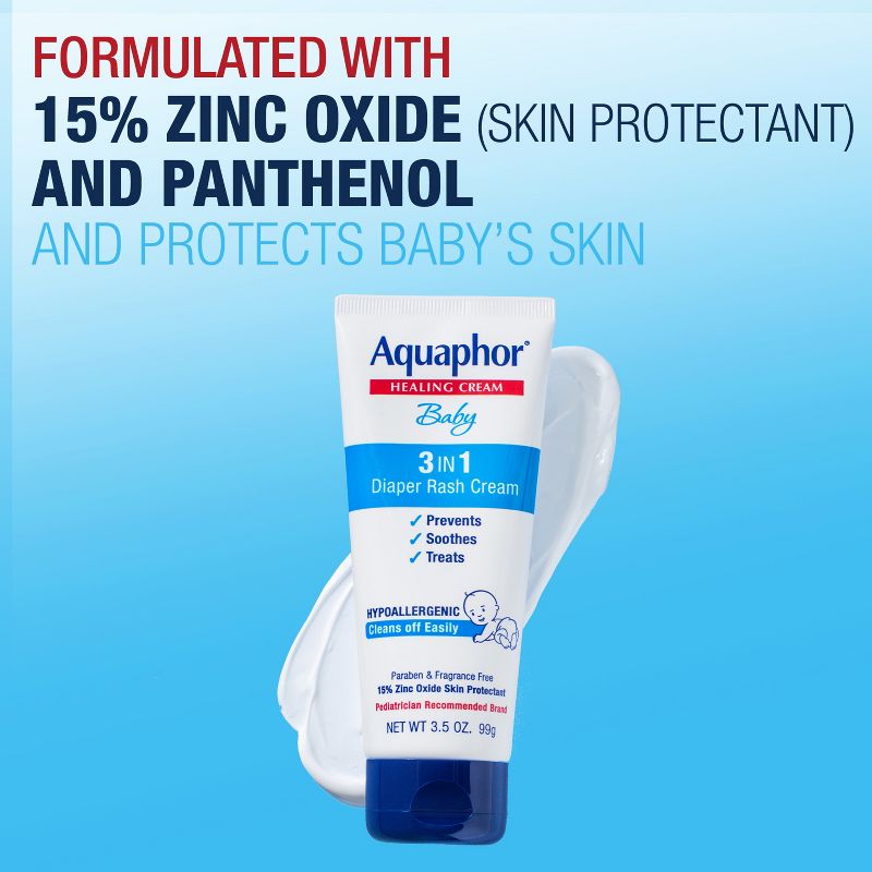 Aquaphor Baby 3-in-1 Diaper Rash Cream