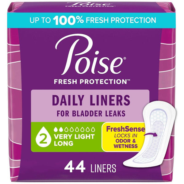 Poise Daily Liners - Very Light / 26 ct