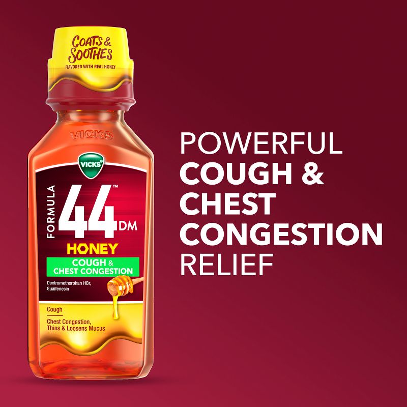 Vicks Formula 44 DM Honey Cough & Chest Congestion