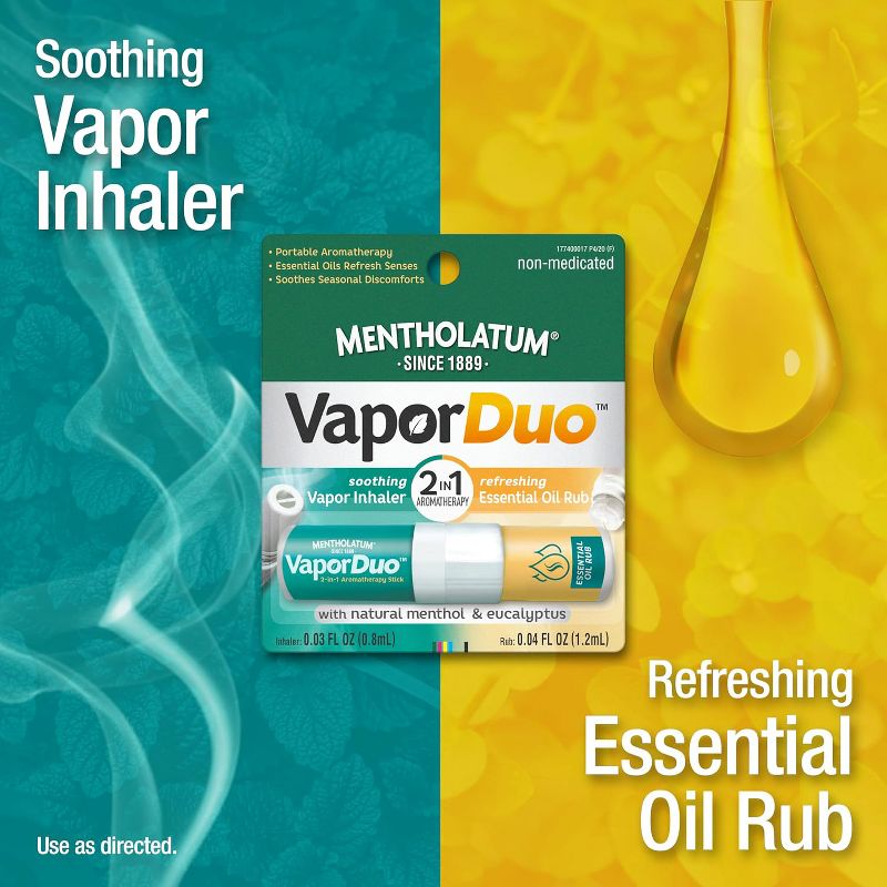 Mentholatum Vapor Duo 2-in-1 Aromatherapy Stick