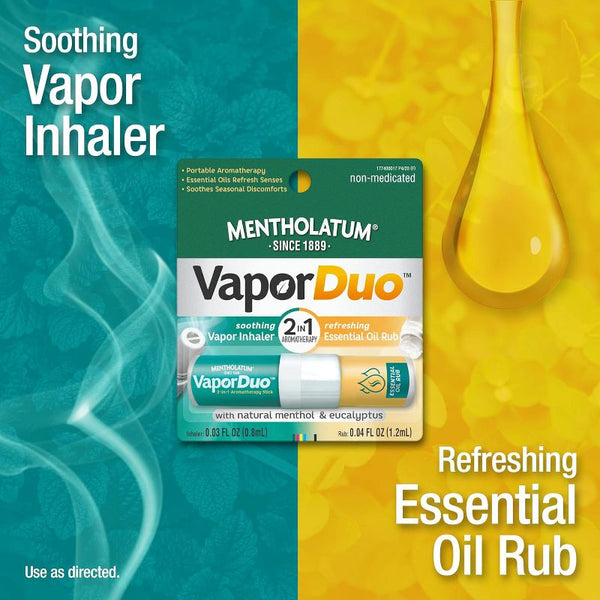 Mentholatum Vapor Duo 2-in-1 Aromatherapy Stick