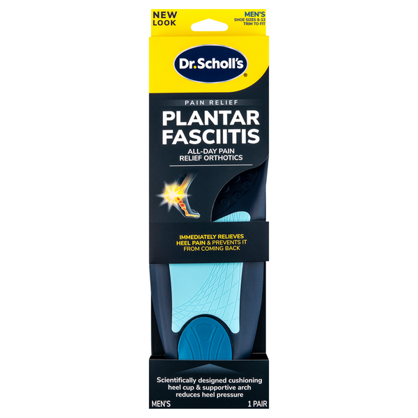 Dr. Scholl's Pain Relief Plantar Fasciitis Orthotics - Men's (sizes 8-13)